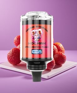 JNR Mega Shisha Hookah 100K Φράουλα Punch 60ml 2200mAh Type-C