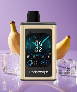 JNR PhoneVape 30000 πuffs Τύπος-C Φορτιζόμενη Turbo Banάνα Πάγος