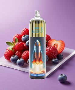 JNR Rocket-X 12400 Puffs Ρυθμιζόμενη Ροή Αέρα RGB 1.2Ω Πλέγμα 850mAh 25ml Type-C Μικτή Μούρα