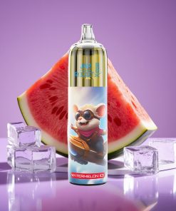 JNR Rocket-X 12400 Puffs Ροή Αέρα Προσαρμοστή Φως RGB 1.2ohm Mesh 850mAh 25ml Type-C Καρπούζι Πάγος