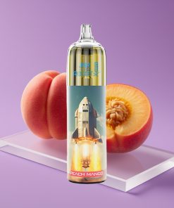 JNR Rocket-X 12400 Puffs Ροδάκινο Μάνγκο Αερορρύθμιση RGB 850mAh