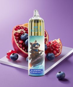 JNR Rocket-X 12400 Puffs Ροή Αεραερισμός RGB Φως Μπλε Μούρο Ρόδι