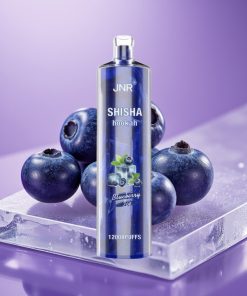 JNR Shisha Hookah 12000 Puffs 750mAh 24ml Μπλε Βατόμουρο Πάγος