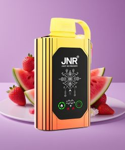 JNR Shisha Hookah Box 20500 Puffs HD Display 1000mAh 25ml Dual Mesh Dual Core Type-C (Καρπούζι Φράουλα Τσίχλα)