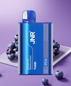 JNR Tank 10000 Puffs Προσαρμοζόμενη Ροή Αέρα Ψηφιακή Οθόνη Διπλό Πλέγμα 20ml Μύρινο Μαύρο Κάσισο