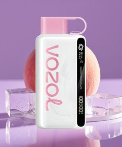 VOZOL STAR 9000/12000 Ανακυκλωμένο Πλαστικό Ροδάκινο Πάγο S.i.L.C TECH 30% Γρηγορότερη Φόρτιση