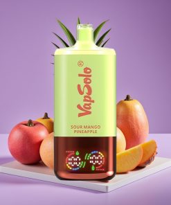 VapSolo Triple 30000 Puffs 40ml 3 Tank Type-C Ξινή Μάνγκο Ανανάς