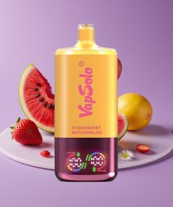 VapSolo Triple 30000 Puffs 40ml Φράουλα Καρπούζι & Λεμόνι Ροδάκινο Type-C
