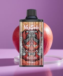 Vapsolo Super 15000 Puffs 40ml 850mah Mesh Type-C Κόκκινος Ταύρος