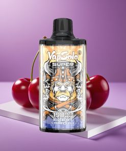 Vapsolo Super 15000 Puffs 40ml 850mah Mesh Type-C Κεράσι Κόλα