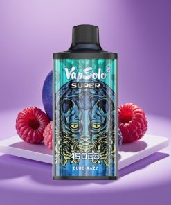 Vapsolo Super 15000 Puffs 40ml 850mah Type-C Μπλε Ραζ